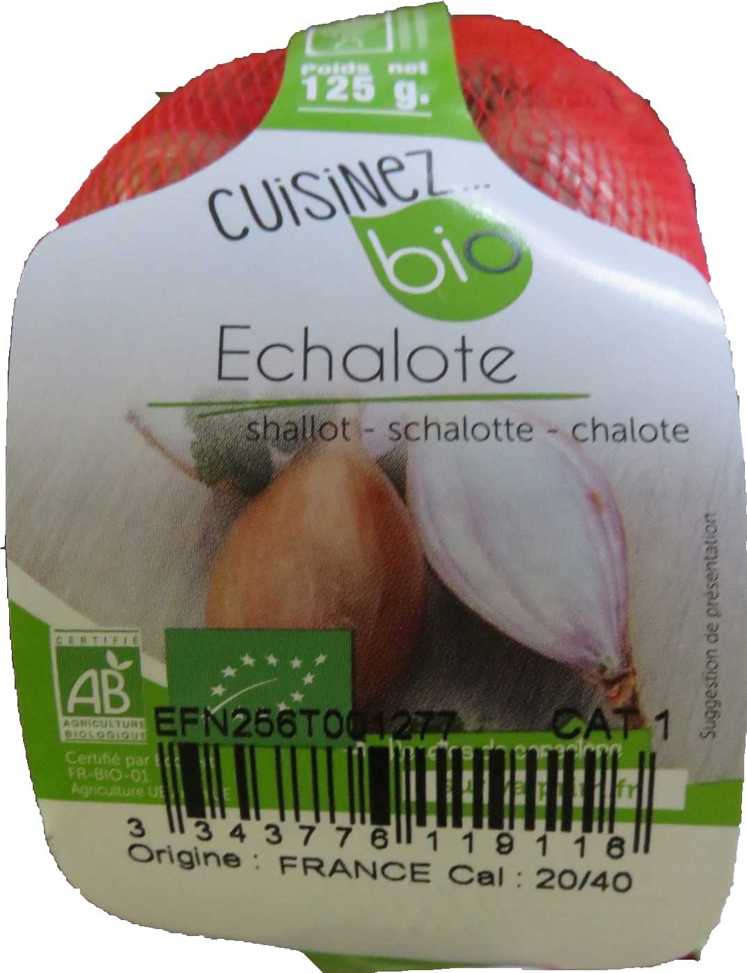 ÉCHALOTE BIO 125G