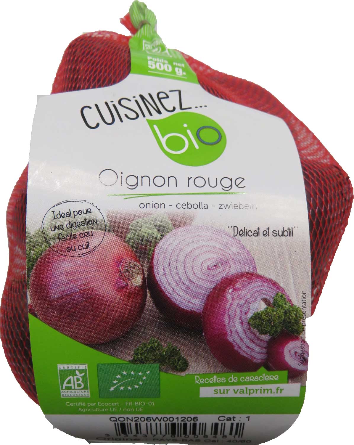 OIGNON ROUGE 500G